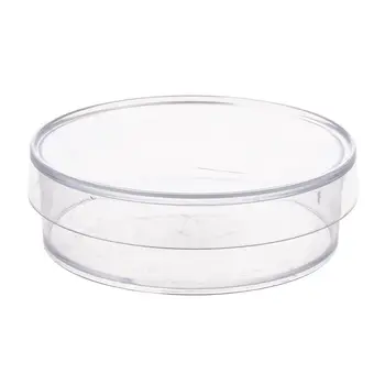 10 бр. стерилни пластмасови чаши Петри 35 мм x 10 мм, с капачка за мая LB Plate (прозрачен цвят)