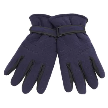 Трехслойные Мъжки и женски сгъстено ветроупорен меки ръкавици Aotu, улични зимни топли модерни ръчни Унисекс ръкавици без пръсти