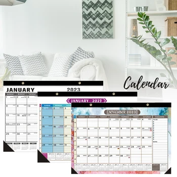 2023-2024 Окачен календар, Персонални стенен календар за дома, спални, офис