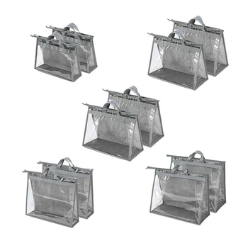 10шт Прозрачни чанти-организаторите за съхранение на пылезащитных на седалките, 5 размери прозрачни чанти-защитници за съхраняване на пылезащитных чанти