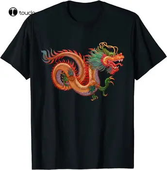 Традиционната китайска тениска с изображение на дракон, ризи с подсолнухом за жени