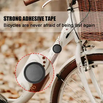 Водоустойчив Калъф за Airtags със Самозалепваща Стикер Apple Airtag Case for Bike Портфейла TV Remote Drone Camera Кола Airtag E4T9