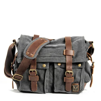 Холщовые кожени мъжки чанти-незабавни посланици I AM LEGEND Will Smith, големи чанти през рамо, мъжки портфейл, за лаптоп, чанта