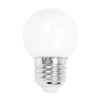 Led крушка E27 бяла пластмаса лампа (мощност 0,5 W, бял)