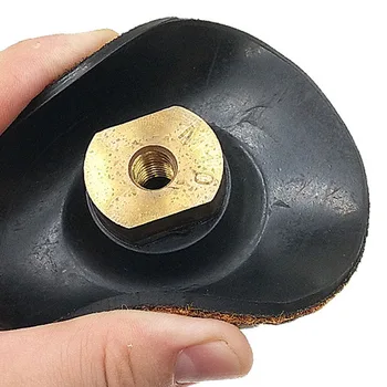 Държач за полиране Гумена подложка Шлайфане диск за ъглошлайф M10 M14 Гумена подложка за полиране със специална форма