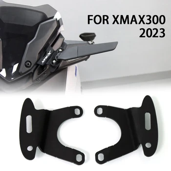 Огледала за обратно виждане 2023 за YAMAHA XMAX 300 X-MAX 300 XMAX300 Поставка за странично огледало мотоциклет, подвижна скоба напред