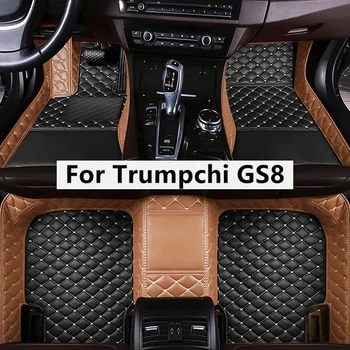Автомобилни постелки в тон за автомобилни килими Trumpchi GS8, аксесоари за краката Coche.