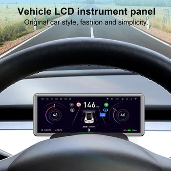 За автомобил Tesla Model 3 Y LCD табло 6,86 инча Интелигентен LCD дисплей ОТА Upgrade Vehicle Instrument