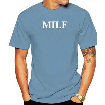 Тениска с MILF-дизайн за майка, подарък за моята майка, мъжки модни улични потници, тениска, памучен тениска, популярна коледно облекло