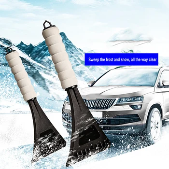 Новата автомобилна лопатка за сняг, стъргалка за лед, инструмент за почистване на предното стъкло на превозното средство, за пречистване за отстраняване на сняг, зимни автомобилни аксесоари за премахване на