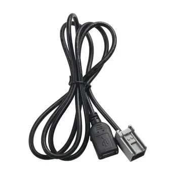 Автомобилен USB AUX кабел Адаптер удължителен кабел Аудио мултимедиен Музикален интерфейс Аксесоар за Honda Civic и Cr-v Accord Odyssey 2008-2013