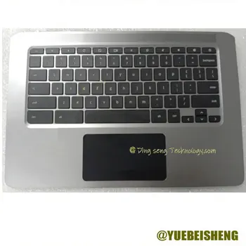 YUEBEISHENG New/org За HP Chromebook 14 G5 TPN-Q204 Поставка за ръце, на горния капак, клавиатура, Тъчпад, сив