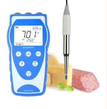 SR811-SS Преносим pH метър за храни и млечни продукти