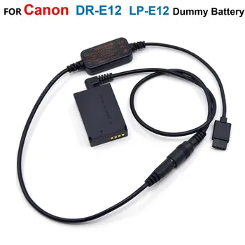 Кабел-адаптер за фиктивни батерията DR-E12 LP-E12 DJI Ronin-S За захранване на камери Canon EOS M M2 EOS-M50 EOS M10 M50 M100