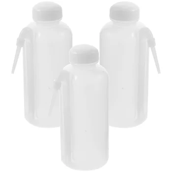 3шт Празни бутилки за пране, за многократна употреба бутилки за вода, бутилки за капково измиване на пластмасови бутилки от 500 мл