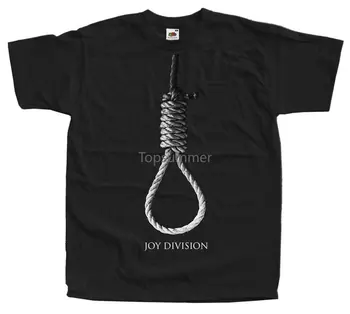 Черна тениска на английската рок-група Joy Division в стил пост-пънк, 100% памук, размери S 5Xl