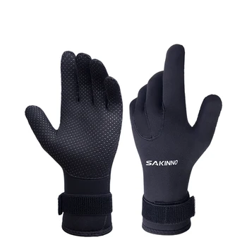 5 мм неопренови ръкавици за гмуркане Задържат топлината при подводния на плуване, гребане и кану-каяк, сърф, подводен лов, ски състезания, водни спортове