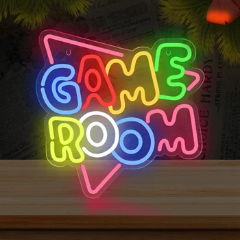 Цветна Детска Стая Custom LED Neon Sign Светлини Акрилни Неонови Светещи Табели За Дома Стаите в Wall Art Decor Gaming Cafe Club Decoration