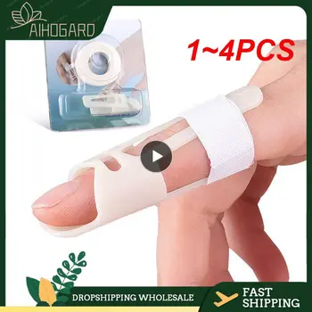 1 ~ 4ШТ Пальцевые Гуми еластична Превръзка Коректор на ставите при Артрит Подкрепа на пръстите Фиксиран Изправяне на пръстите на еластична Превръзка Ортопедична корекция