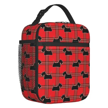 Термоизолированные чанти за обяд Scottie Dogs, Шотландски териер, Шотландският шотландка, Скай, Преносим Контейнер за обяд, Многофункционална кутия за храна
