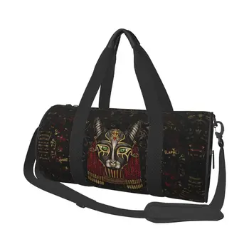 Пътни чанти Bastet Egyptian Goddess, Мъжки Чанти за фитнес, Цилиндрична чанта през рамо, Дамски Голяма Пътна чанта-тоут, чанта за багаж, Чанта за фитнес.