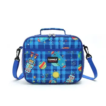 Нова мультяшная детска чанта за обяд за училище, прекрасен изолационен пакет за bento от оксфордской тъкан, преносим чанта за обяд, чанта за приготвяне на храна