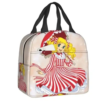 Термоизолированные чанти за обяд Happy Candy, дамски чанти за обяд в японския аниме, контейнер за обяд за деца, Училищна кутия за bento