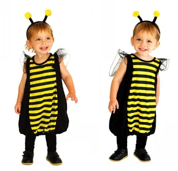 Комплекти костюми насекоми-пчелок за деца и момчета на Хелоуин, Пурим, Карнавал, на Маскарадните костюми за партита, сценичното шоу