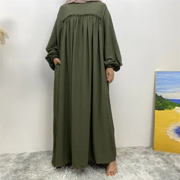 Мюсюлманската обличам Женски Дрехи за Мусульманок Абая Femme Robe Нова Модерна Рокля Макси Дубай 2023 Баратас Кафтан Femme Musulman
