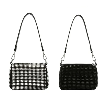 2023 Нова чанта през рамо за жени, дамски чанти под мишниците, чанти за пазаруване, клатч на мълния в ретро стил