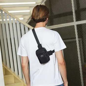 Мъжки нагрудная чанта 2023, малки модерни мъжки чанти през рамо от плат Оксфорд, мини чанта за мобилен телефон, наплечная странична чанта за спорт на съпруга си
