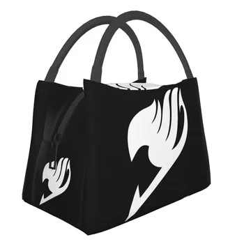 Аниме Fairy Tail, Термоизолированная чанта за обяд, Женски многократна употреба контейнер за обяд, за къмпинг, за съхранение на храна в пътуване, Кутия за храна