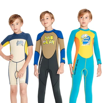 Водолазен костюм от неопрен с дебелина 3 мм, костюм за момче, за да сърфирате, екипировка за гмуркане, Подводен риболов, уиндсърф, бански костюми, екипировка за неопрен