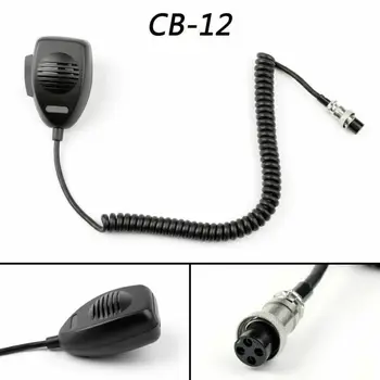 Микрофон CB-12 с 4-Пинов Конектор Ham Mic Говорител на Мобилния Радио за Cobra PR240 PR245 PR350 PR375 PR550 PR3000 PR3100 PR3175