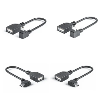25 см Мъжки кабел Micro USB към женския USB2.0 OTG за картридеров и клавиатури