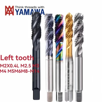 Японски Метрична Метчики YAMAWA с Превъртането Рифлеными зъби M2X0.4L M3 M4 M5 M6 M8 M10 M12 M16X2L С Дребни Зъбци, С Напречни зъби, Машинен Метчик