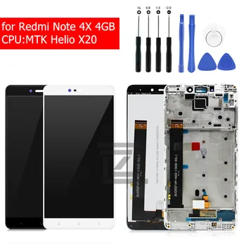 За Xiaomi Redmi Note 4X4GB MTK LCD Сензорен дисплей Стъкло с Рамка Дигитайзер LCD дисплей Redmi Note 4X4GB В Събирането на резервни Части за Ремонт на