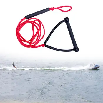 Уейкборд, въже за водни ски с дръжка 730 см, здрава многофункционална лека въже за вейк-сърф, въже за wakeboarding