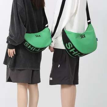 Новата модерна дизайнерска чанта-месинджър, унисекс, чанта за кнедлите, лека чанта за през рамо, чанта за подмишниците, пътна градинска чанта през рамо, чанта-тоут