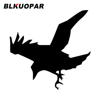BLKUOPAR Crow Raven Pattern Автомобилни Стикери С Окклюзионными Драскотини Индивидуална Украса Deacl Аксесоари Черен Винил Броня С Высечкой