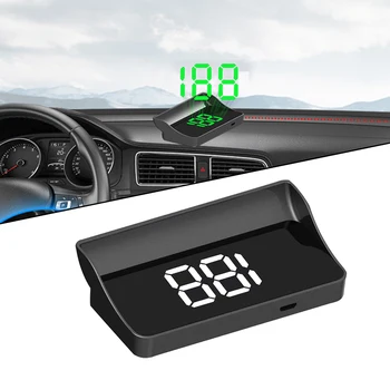 Нов HUD GPS централен дисплей, скоростомер, километраж, автомобили цифрова скорост, универсална за леки автомобили, автобуси, камиони, мотори, главоболие дисплей