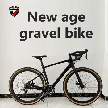 TWITTER bicicleta GRAVEL RS-12S 700*38c хидравлични дисков спирачка T900 за офроуд от въглеродни влакна, пътен под наем с кофа 12*142 мм, чакъл под наем