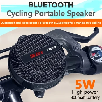 Led дигитален дисплей Безжична под наем слушалка Bluetooth Външна преносима колонка Водоустойчив ip67 субуфер Високоговорител за велосипед