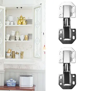 - Панти За вратите на гардероба 10,5х4,3 см, 2 елемента, 90-градусная панти за вратите на гардероба, лесно се монтира в кухненски шкаф, практичен