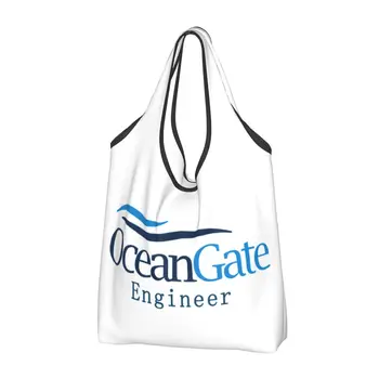 Чанта за пазаруване OceanGate Инженер за Многократна употреба за хранителни стоки Еко-чанти с Голям капацитет за рециклиране, моющаяся чанта