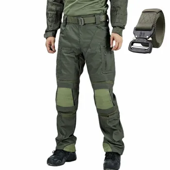 2023 Нови тактически армейските спортни бойни плат за специална подготовка, трайни Панталони за защита на коленете с множество джобове