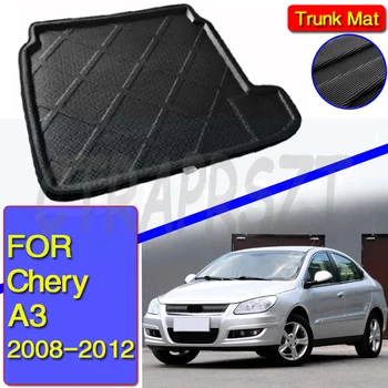 Автомобилни постелки в багажника за Chery A3 2008 2009 2010 2011 2012, Водоустойчив килими, мръсотия, на тепиха в багажника, накладки за съхранение, Аксесоари за интериор на Автомобил