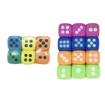 Полистирен шестоъгълник кубчета с точки, квадратен блок, обучение по математика Развитие на играчка, совалка