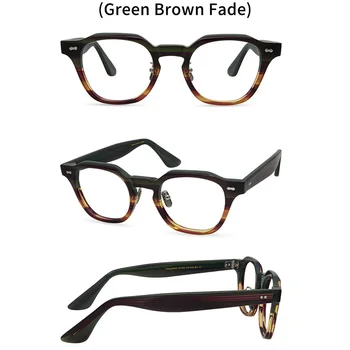Belight Optical JMM Класическа Дебела Ацетатная рамки за очила с неправилна форма Мъжки Дамски слънчеви очила по рецепта Ретро Очила 9604