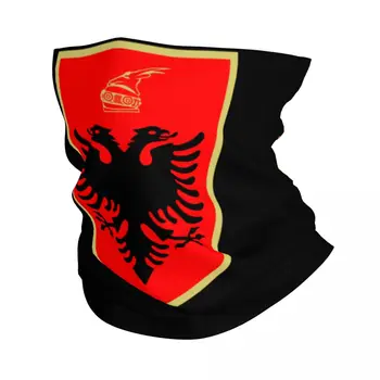 Емблемата На Албания Орел Кърпа Шейная Гетра Ветрозащитный Шал За Лице За Носене На Жените И Мъжете Албански Патриотичен Прическа Тръба Балаклава